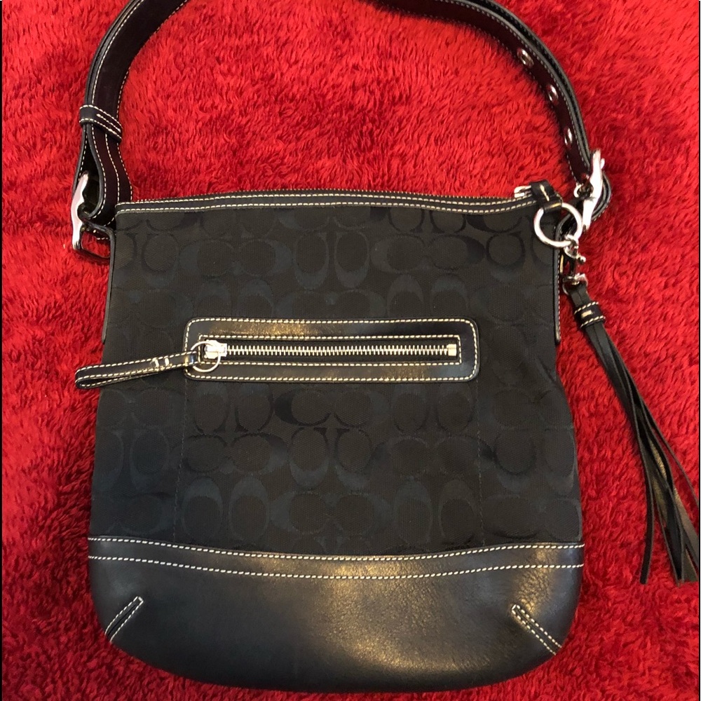 Coach signature hobo